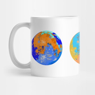 Moon Saturation Banner Mug